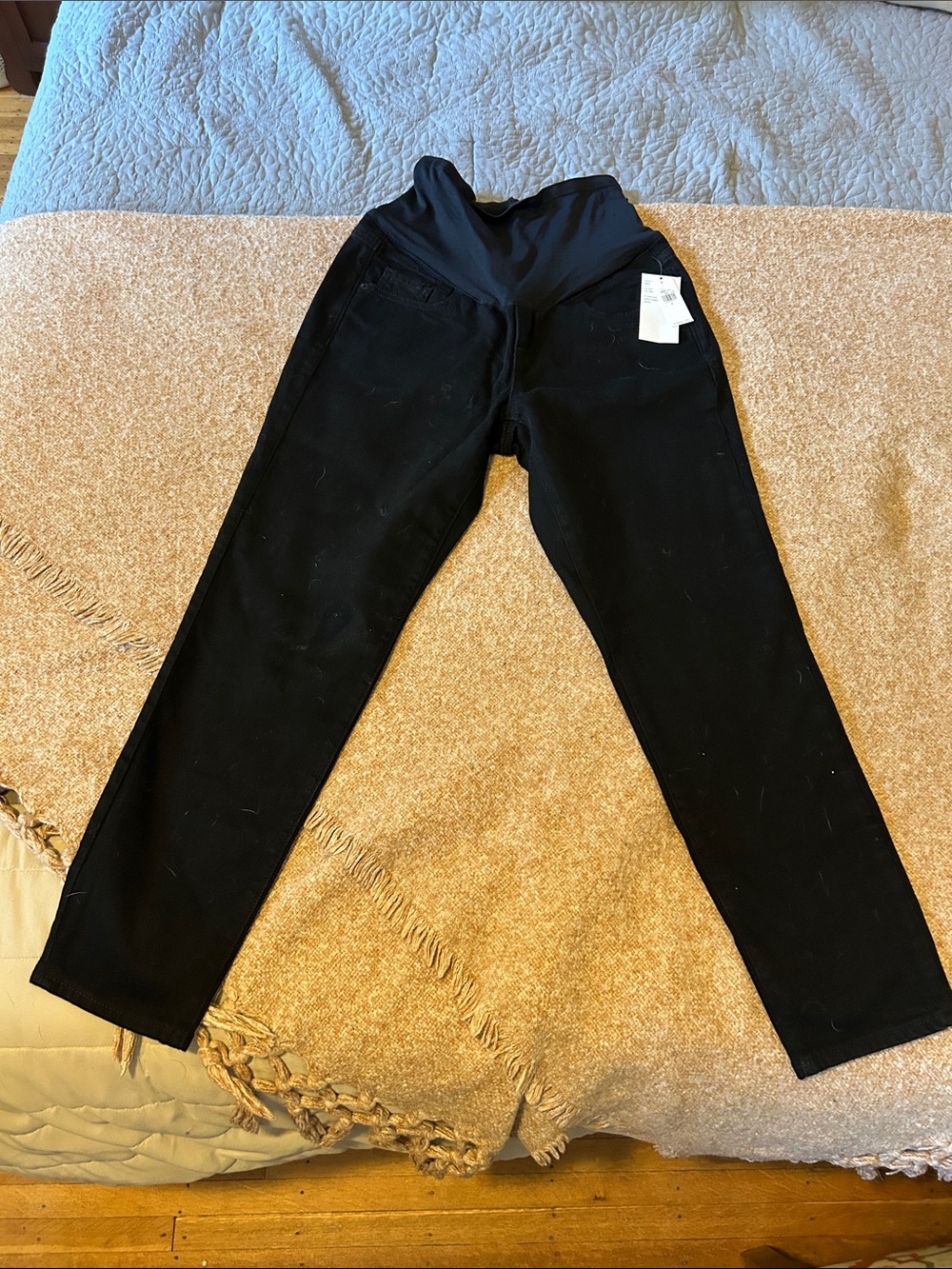 Old Navy Black Maternity Jeans with panel